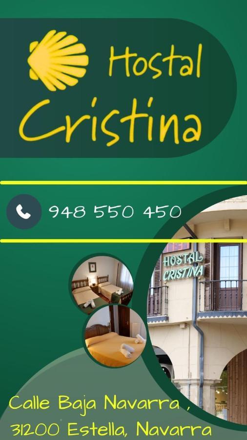 Hostal Cristina Estella Buitenkant foto